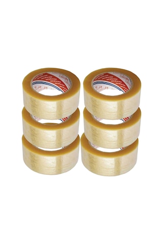 Şeffaf Koli Bant 45mm 100mt 6 Adet 1