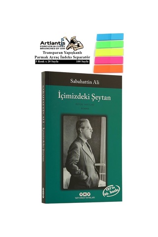 İçimizdeki Şeytan Sabahattin Ali 255 Sayfa Karton Kapak 1 Adet Fosforlu Transparan Kitap Ayraç 1 Paket