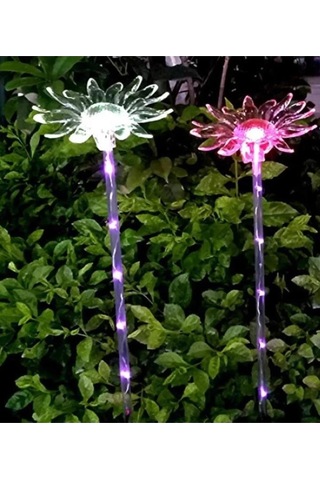 Güneş Enerjili Bahçe Işığı Bahçe Papatya Figür,solar Aydınlatma Bahçe Süslemeleri Çok Renkli
