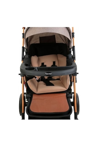 Maxi Taxi Milano Çift Yönlü Bebek Arabası Maxitaxi.062 Kahverengi - Altın