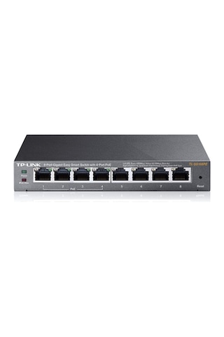 TP-LINK TL-SG108PE 8 PORT GIGABIT EASY SMART MASAÜSTÜ SWITCH(4 PORT PoE)