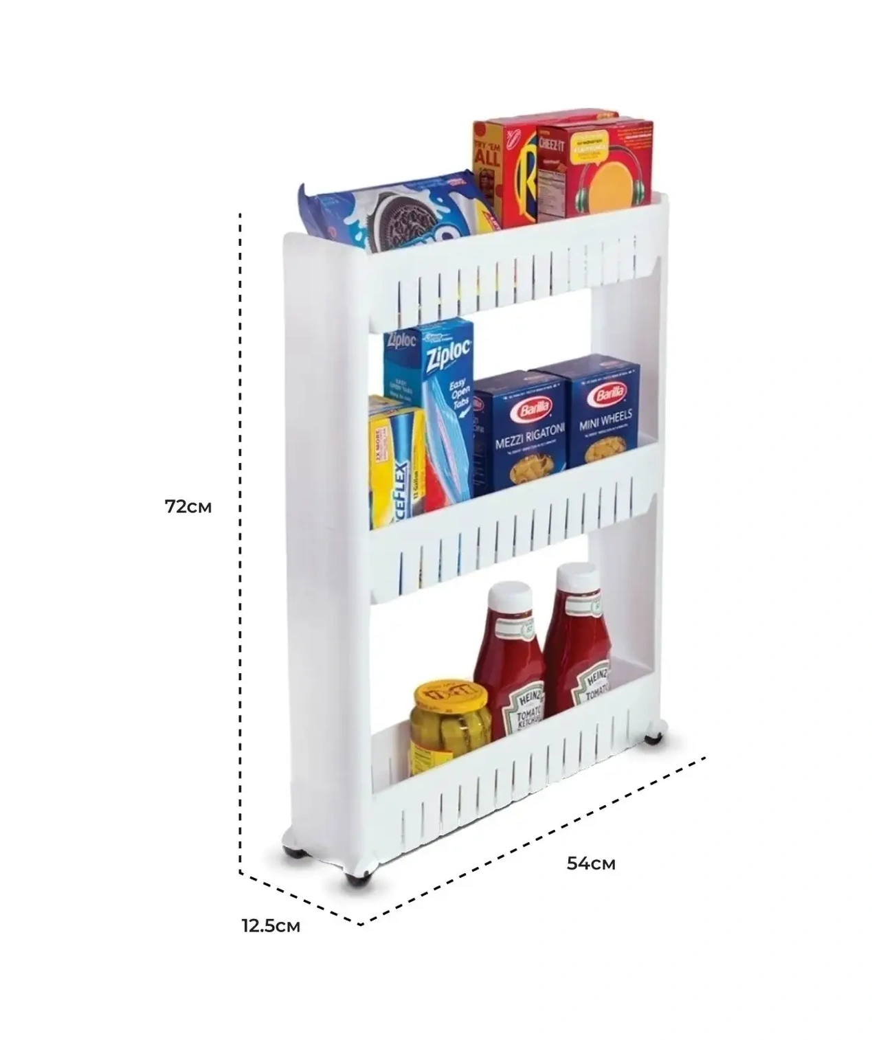 Kroffos Eşya Saklama İçin Çekmeceli Raf 55095168 Beyaz