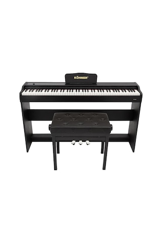 Slp-225 Bk Dijital Konsol Piyano, Bluetooth, Tuş Hassasiyeti, 88 Tuşlu (KULAKLIK VE TABURE)