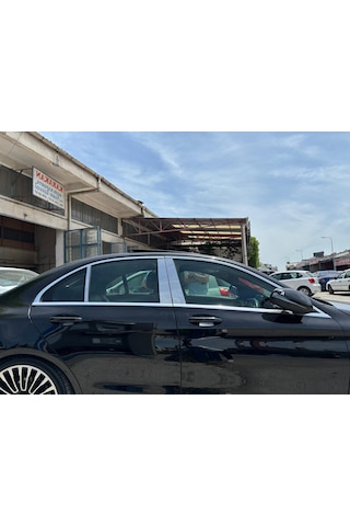 Mercedes W205 C Serisi Krom Kapı Direği Paslanmaz Çelik