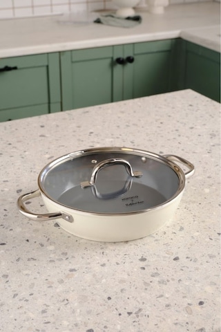 Karaca x Refika Swiss Crystal Creamy Metal Karnıyarık 30 Cm