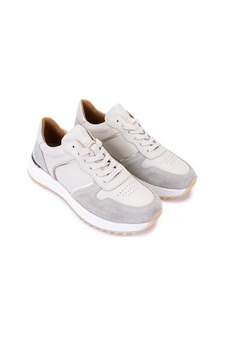 Tamer Tanca Kadın Hakiki Deri Bej Süet Sneakers & Spor Ayakkabı 258 3482 Bn Ayk Sk25-26 Bej Suet/dr/gold Bej