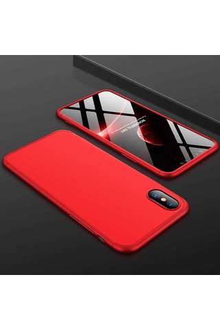 Apple Uyumlu iPhone Xs Max 6.5 Kılıf Zore Ays Kapak Siyah-Mavi