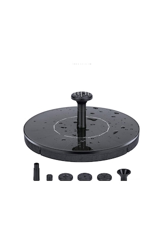 Yunboo Güneş Enerjili Havuz Feneri - 18cm Sıfır Elektrikli Fıskiye, 50cm Maksimum Yükseklik, Çok Kristal Güneş Paneli, Bahçe Su Görüntüsü