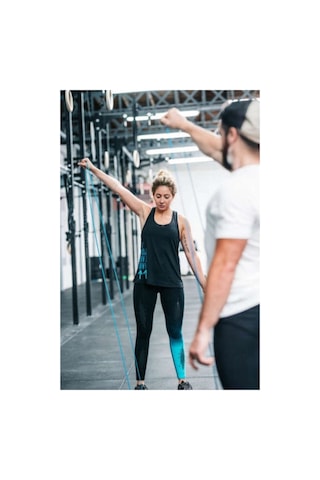 Direnç Lastiği - Pilates Bandı - Fitness Bandı - Training Band - 5 Kg Mavi