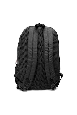Nk Unisex Okul Sırt Çantası 15' Laptop Bölmeli 1900 Denye Kalın Kumaş Çanta Siyah