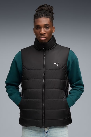 Puma Essentials Padded Erkek Siyah Dik Yaka Spor Yelek 68520901 Siyah