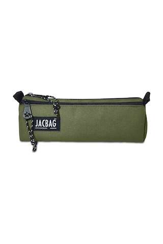 Jacbag Dual Prime İki Bölmeli Üçgen Yeşil Erkek Kalem Çantası Çok Renkli