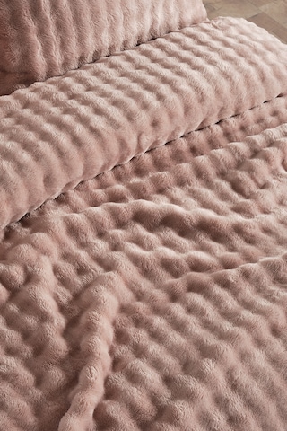 Bubble Battaniye Seti Tek Kişilik Pudra Pudra