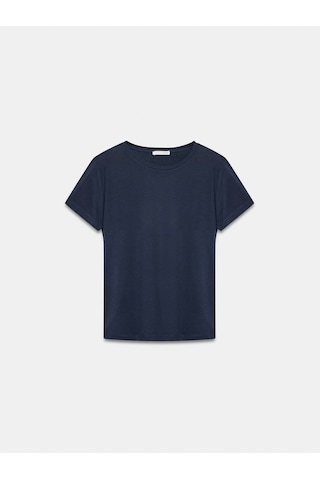 Dilvin 32852 Basic T-shirt-k.lacivert