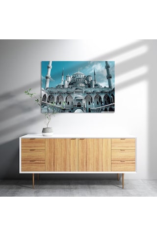 Cakasepetim İstanbul Beyazıt Camii Avludan Görünüm Ahşap Mdf Tablo