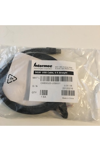 Honeywell Cabsg20-Usb001-6Ft Straight Usb Cable For Sg20