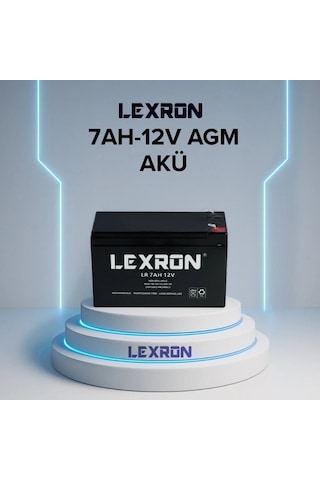Lexron - İnges 12 Volt 7 Amper Agm Akü