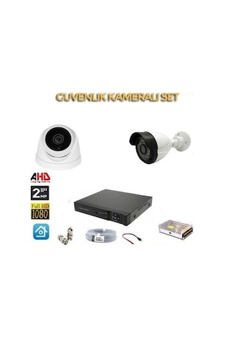 River World Ahd Güvenlik Seti 1 İç 2 Dış Mekan Kameralı 1080p 2mp 54241152