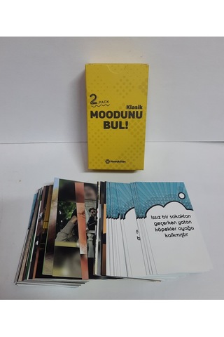 Modunu Bul Klasik2 , 80 Kartli Eğlenceli Genç Yetişkin Arkadaş Yılbaşı Oyun Kartları