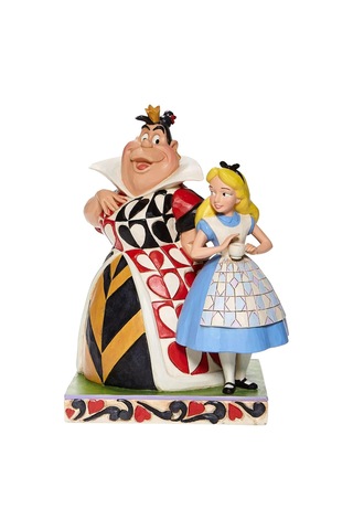 Jim Shore Disney Traditions Alice Harikalar Diyarında 'kaos Ve Merak' Figürü, Renkli, 14 X 15 X 20 Cm, 6008069 Diğer