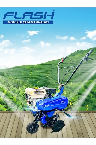 Flash 100 7 Hp Shineray Yeni Nesil 1 İleri Vites Motor Benzinli Çapa Makinesi