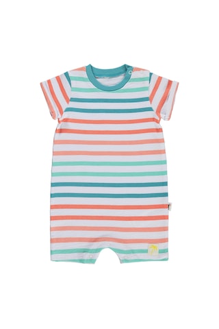 Civil Baby Çizgili 6-18 Ay Tulum - Beyaz