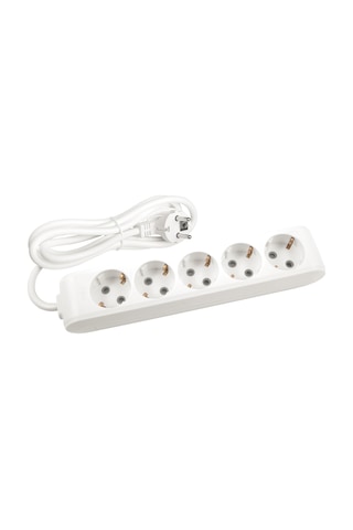 Viko Multi-let 5'li Grup Priz Topraklı Çocuk Korumalı 2 Metre Beyaz - 90113502 Viko Multi-let 5'li Grup Priz Topraklı Çocuk Korumalı 2 Metre Beyaz - 90113502