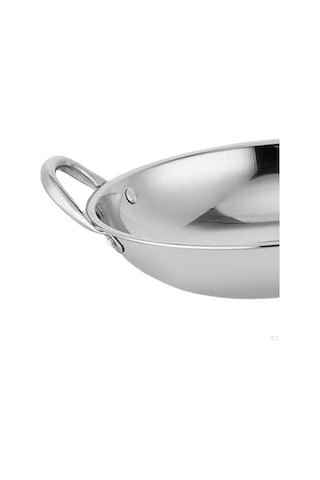 Kore Ramen Erişte Pot Tava Kuru Tencere Ev Çift Kulplu Kimchi Çorbası 28cm