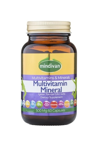 Mindivan Multivitamin Mineral 60 Kapsül Aromasız