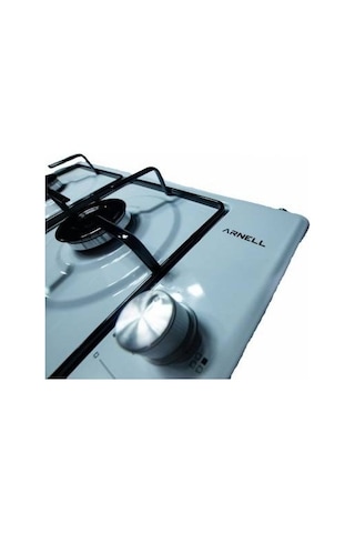 Arnell AR-650-00 4 Gözlü Gazlı Emaye Ocak Beyaz
