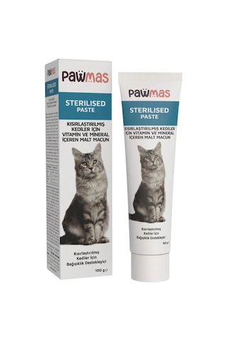 Pawmas Kısırlaştırılmış Kedi Macunu 100 Gr Pawmas Kısırlaştırılmış Kedi Macunu 100 Gr