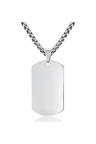 Chavin Büyük Dogtag Asker Künyesi Çelik Kolye Ds68By (478257672)