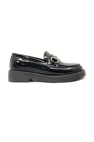 Greyder 72133 Zn Urban Deri Comfort Casual Oxford Kadın Ayakkabı Siyah-rugan