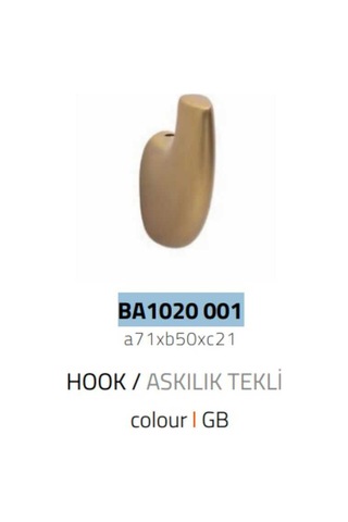 System Dorado Tekli Askılık Gold Branch Renk Ba1020 001 Gb Çok Renkli