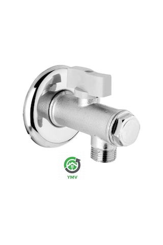 Pirinç Filtreli Tahret Musluğu Ve 3/8 Klozet Spirial Hortum Flexi 2 Adet Çok Renkli