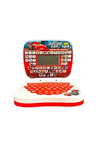 Eğitici Oyuncak Laptop 100 Fonksiyonlu Şimşek Mcqueen Ingilizce Ve Türkçe Çocuk Bilgisayarı