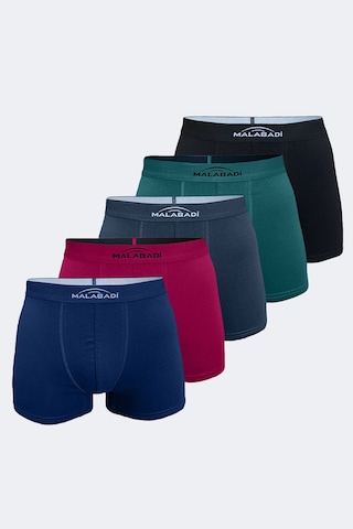 Malabadi 5 Li Paket Pamuklu Erkek Boxer 5m075 Karma