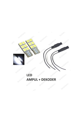Fardoktoru Opel Astra J Led Plaka Aydinlatma Ampul Seti Ariza Işiği Yakmaz