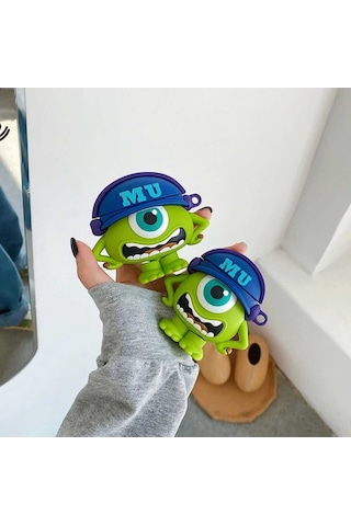 Iphone Pro/pro2 Nesil Uyumlu Koruyucu Bluetooth Kulaklık Kılıfı Mu Figürlü Mu Airpods Pro/pro2 Nesil