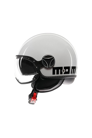 Momodesıgn Momo Kask Fgtr Evo Mono Whıte Quarz Black Siyah
