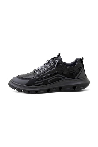 Guja 24y590 Trend Deri Erkek Sneaker Siyah