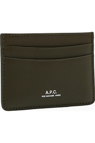 A.p.c André Unisex Deri Kartlık Koyu Yeşil 2 Ürün Kodu 002700