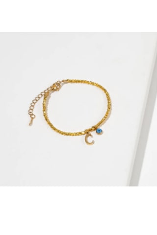 Bbaccessorıes Bb Dorika Harf Bileklik C Harfi