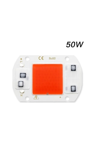 Cob Çip Led Büyümek Işık Phyto Lamba Ac 220v/110v 20w 30w 50w Tam Spektrum Büyüme İçin Sürücüye Gerek Yok Çiçek Fidesi Bitki Yetiştirme Diğer