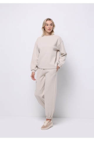 Colin's Colins Regular Fit Yuvarlak Yaka Düz Kadın Bej Sweatshirt Cl1076453 Q1.v2 Lbg Light Beige
