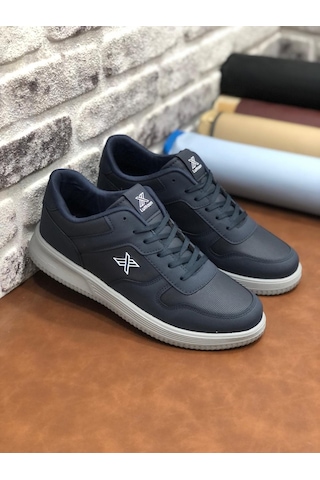 Luttoon Büyük Numara 45-46-47-48 Ortopedik Erkek Lacivert Spor Ayakkabı Lacivert