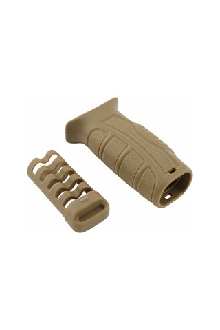 Dlg-164 Ak104 M4/m16 Dikey Sert Kauçuk Kaymaz M-lok Tutamak Grip - Tan