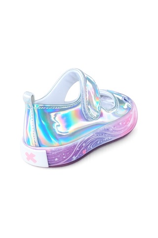 Unicorn Dream Hologram Kız Çocuk Babet Sneakers Gri