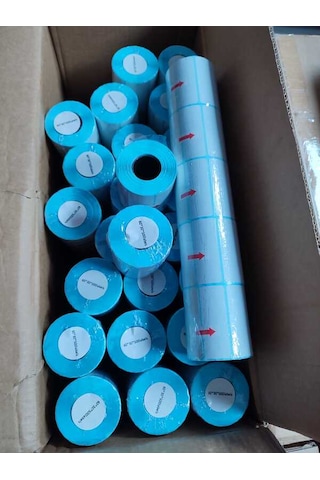 Barkod Etiket Sticker 60x30 Mm Lamine Termal Etiket 1 Rulo 500 Tam Adet 1