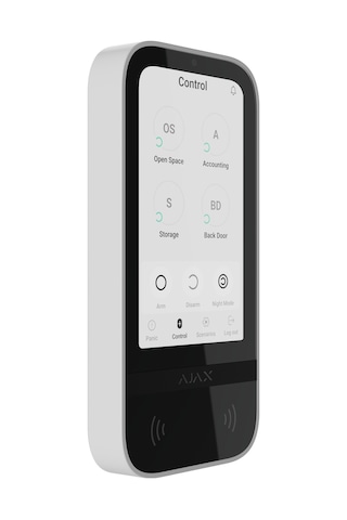 Ajax Keypad Touchscreen Kablosuz Tuş Takımı - Beyaz